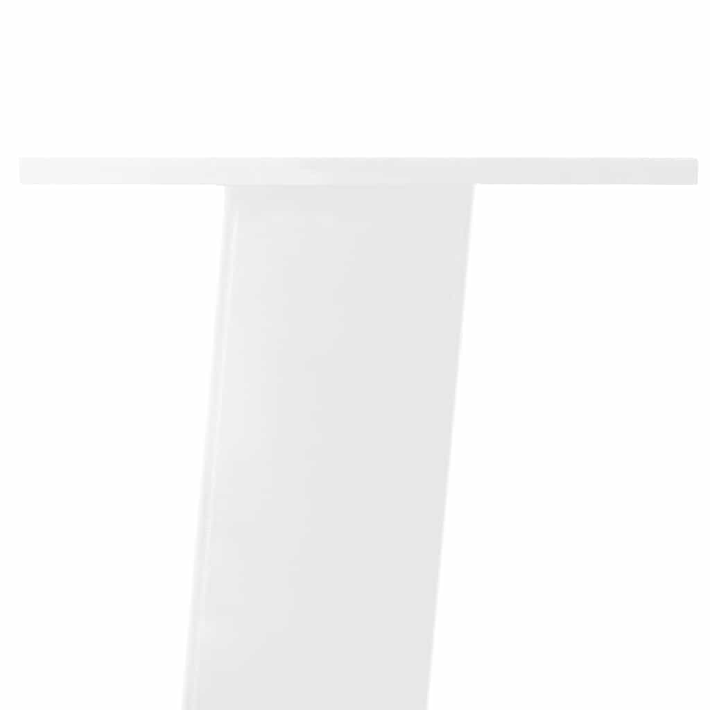 Konsolentischbeine 4 Stk. Weiß 72 cm Stahl