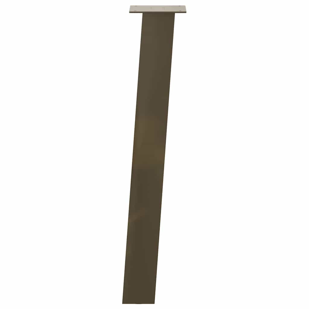Konsolentischbeine 4 Stk. Naturstahl 72 cm Stahl