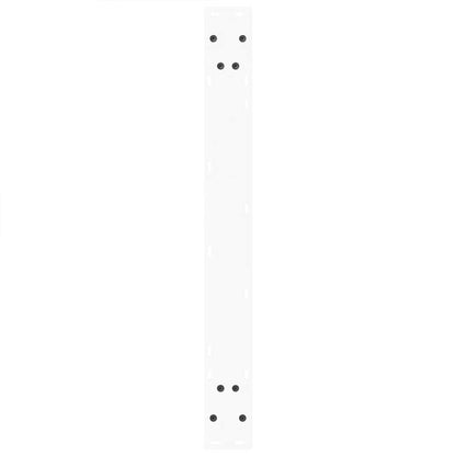 Esstischbeine V-Form 3 Stück Weiß 100x(72-73,3) cm Stahl