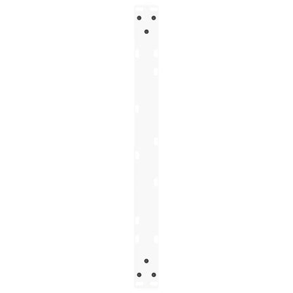 Couchtischbeine V-Form 2 Stück Weiß 70x(30-31,3) cm Stahl