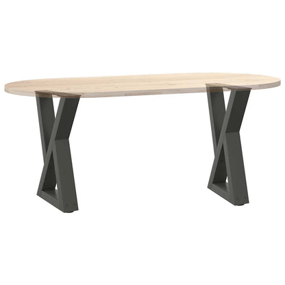 Couchtischbeine 2 Stk. Anthrazit 28x(42-43,3) cm Stahl