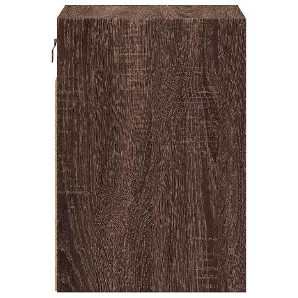 TV-Wandschränke LED-Beleuchtung 2 Stk. Eichen-Optik 41x31x45 cm