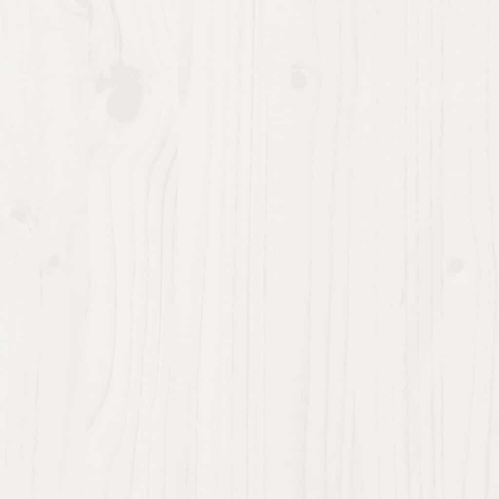 Bettgestell mit Kopfteil ohne Matratze Weiß 120x190 cm