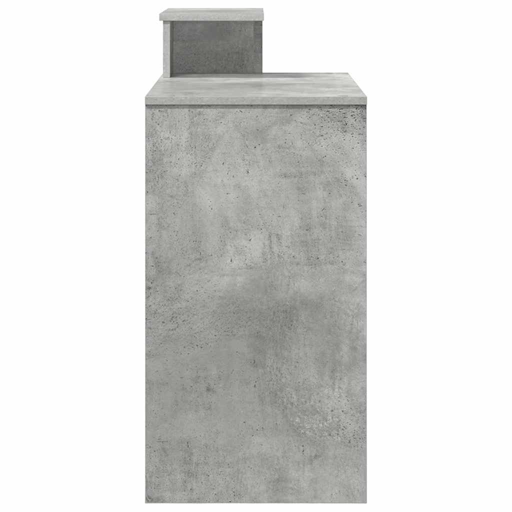 Schreibtisch Beton Grau 106 x 41 x 88.5 cm Holzwerkstoff