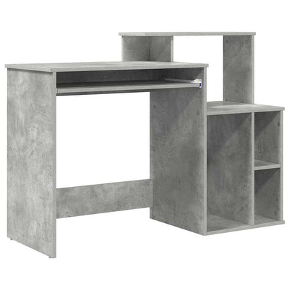 Schreibtisch Beton Grau 120,5 x 44 x 88,5 cm Holzwerkstoff