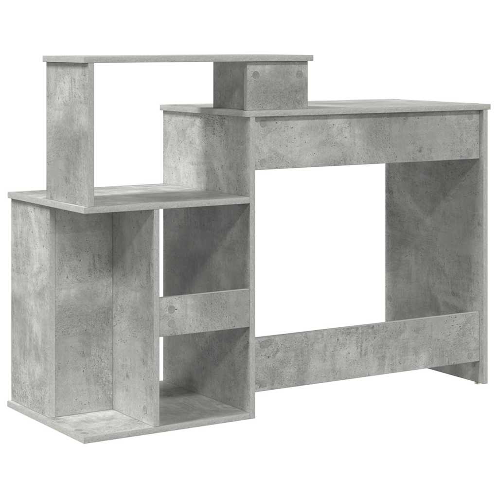 Schreibtisch Beton Grau 120,5 x 44 x 88,5 cm Holzwerkstoff