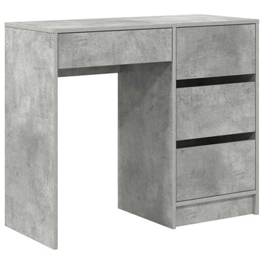 Schreibtisch Beton Grau 90 x 37,5 x 75 cm Holzwerkstoff