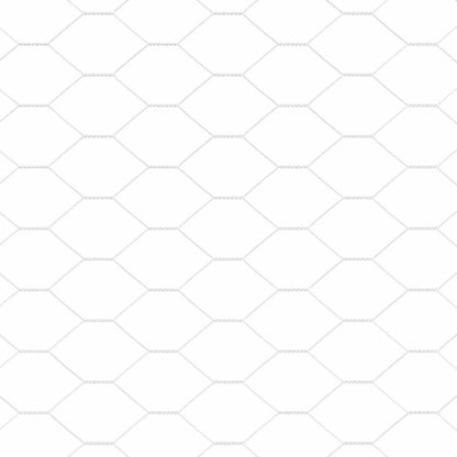 Zaunpfosten Silber 100 x 0,8 m (36 mm Maschenweite) Stahl