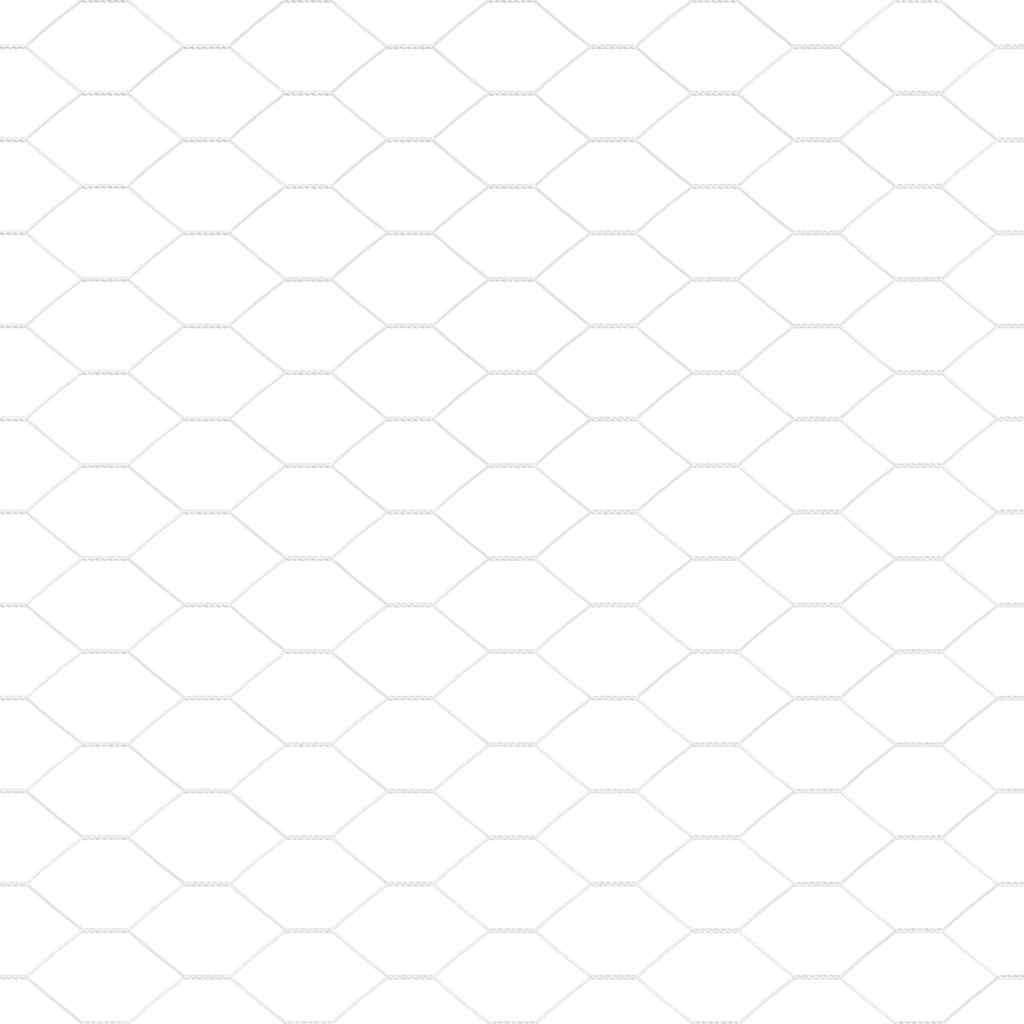 Zaunpfosten Silber 100 x 0,4 m (25 mm Netz) Stahl