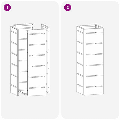 Sonnenschirmhalter Schwarz 15,5 x 15,5 x 49 cm Metall