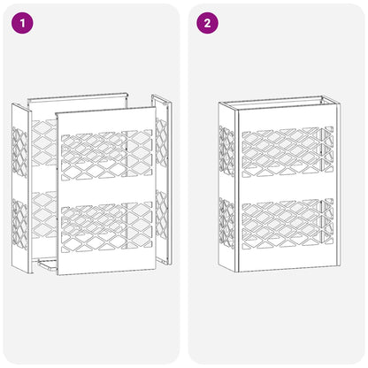 Sonnenschirmhalter Anthrazit 28 x 12 x 41 cm Stahl
