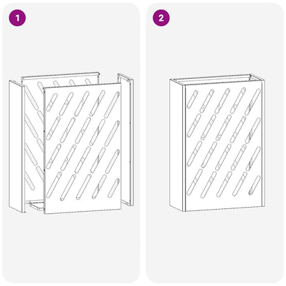 Sonnenschirmhalter Anthrazit 28 x 12 x 41 cm Stahl