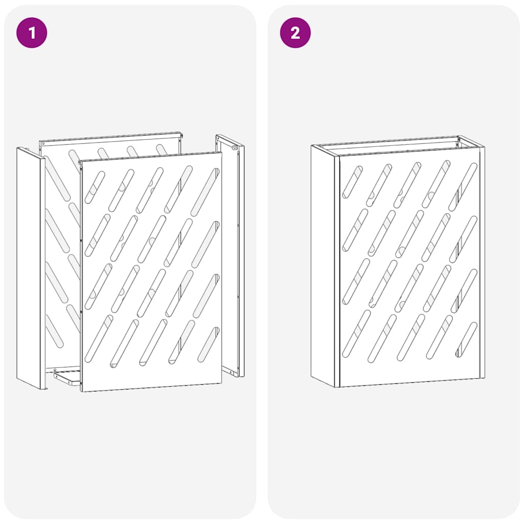 Sonnenschirmhalter Olivgrün 28 x 12 x 41 cm Stahl