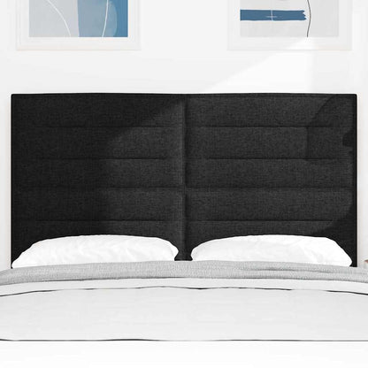 Kopfteil Schwarz 144 cm Stoff