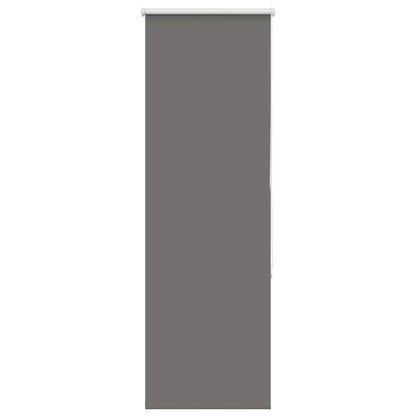 Verdunkelungsrollo Grau 50x175 cm Stoffbreite 45,7 cm Polyester