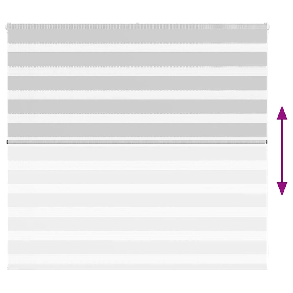 Doppelrollo Hellgrau 165x100 cm Stoffbreite 160,9 cm Polyester