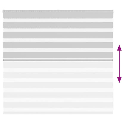 Doppelrollo Hellgrau 165x100 cm Stoffbreite 160,9 cm Polyester