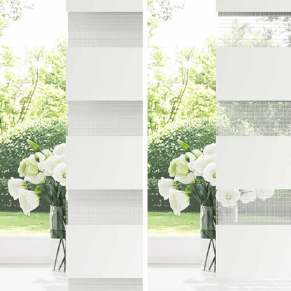 Doppelrollo Hellgrau 140x230 cm Stoffbreite 135,9 cm Polyester