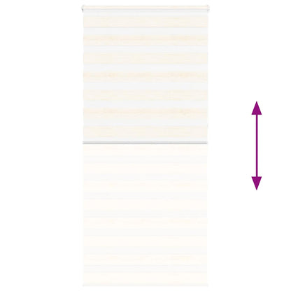 Doppelrollo Marmorbeige 115x230cm Stoffbreite 110,9 cm Polyester