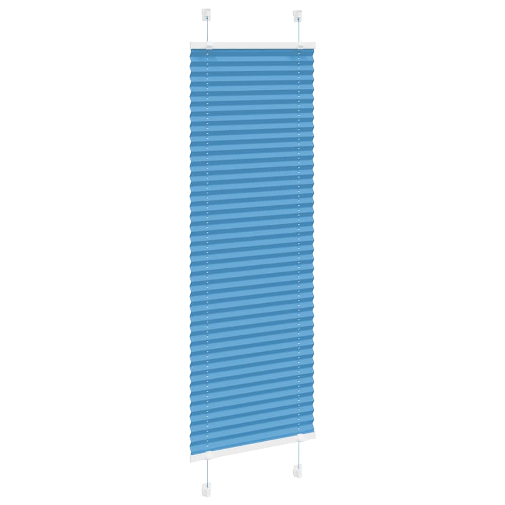 Plissee Blau 50x150 cm Stoffbreite 49,4 cm Polyester