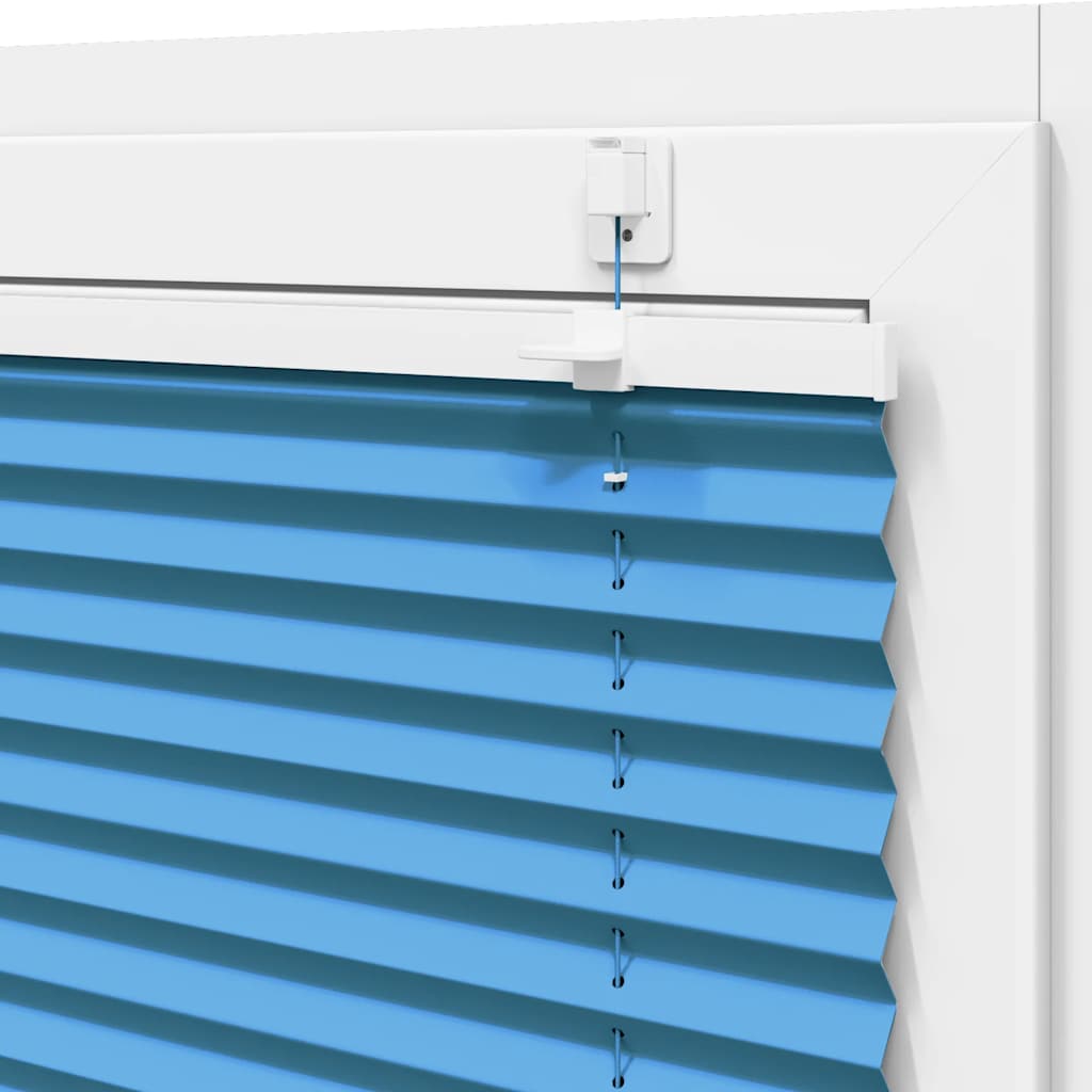 Plissee Blau 50x150 cm Stoffbreite 49,4 cm Polyester