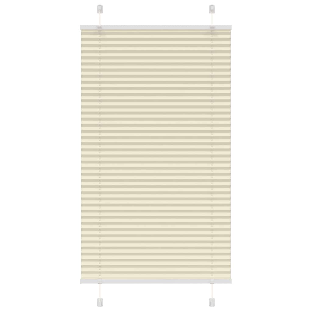Plissee Creme 75x100 cm Stoffbreite 74,4 cm Polyester