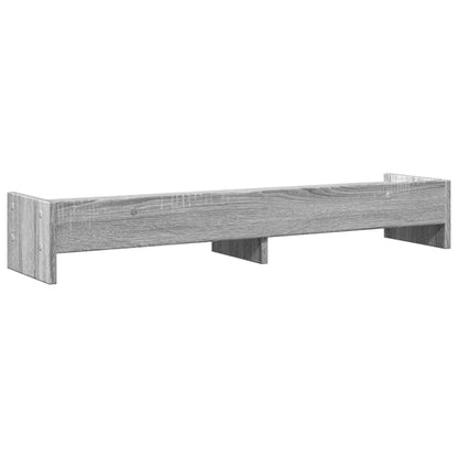Monitorständer Grau Sonoma 100x24x16 cm Holzwerkstoff