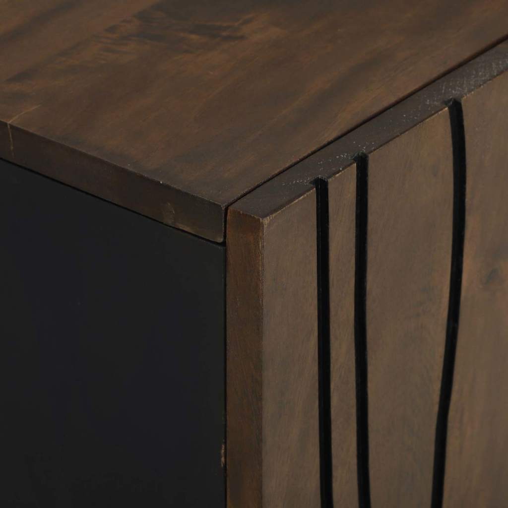 Badezimmermöbel-Set mit Regal 3 pcs Walnussbraun Holzwerkstoff