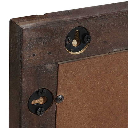 Badezimmermöbel-Set mit Regal 3 pcs Walnussbraun Holzwerkstoff