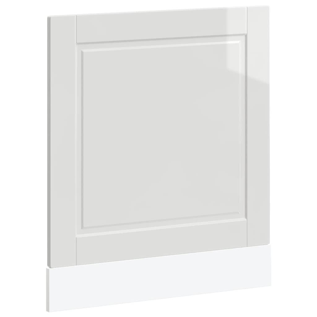 Geschirrspülerblende Porto Hochglanz-Weiß 60x1,5x67 cm