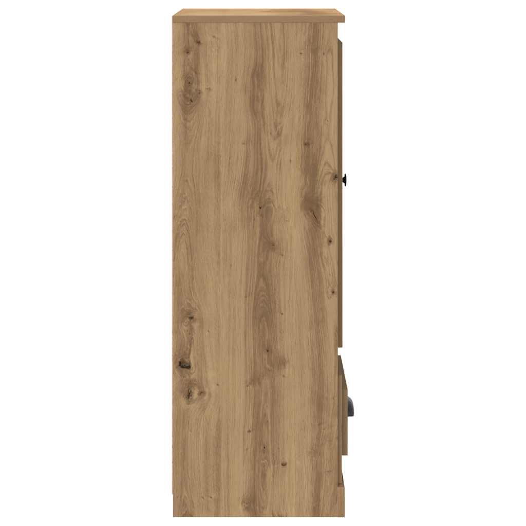 Highboard Artisan-Eiche 36x35,5x103,5 cm Holzwerkstoff