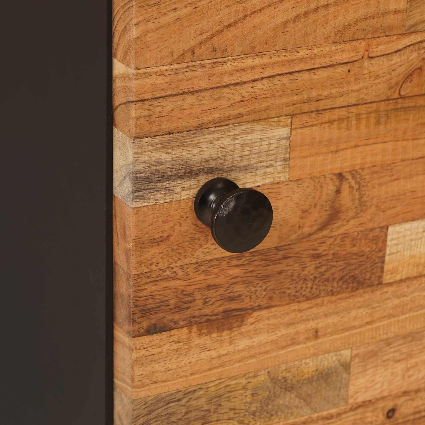 Nachttisch Braun 40 x 33 x 46 cm Massivholz Mango