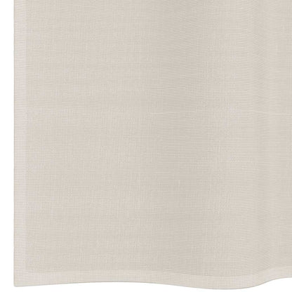 Voile Vorhänge mit Lasche 2 Stk. Creme