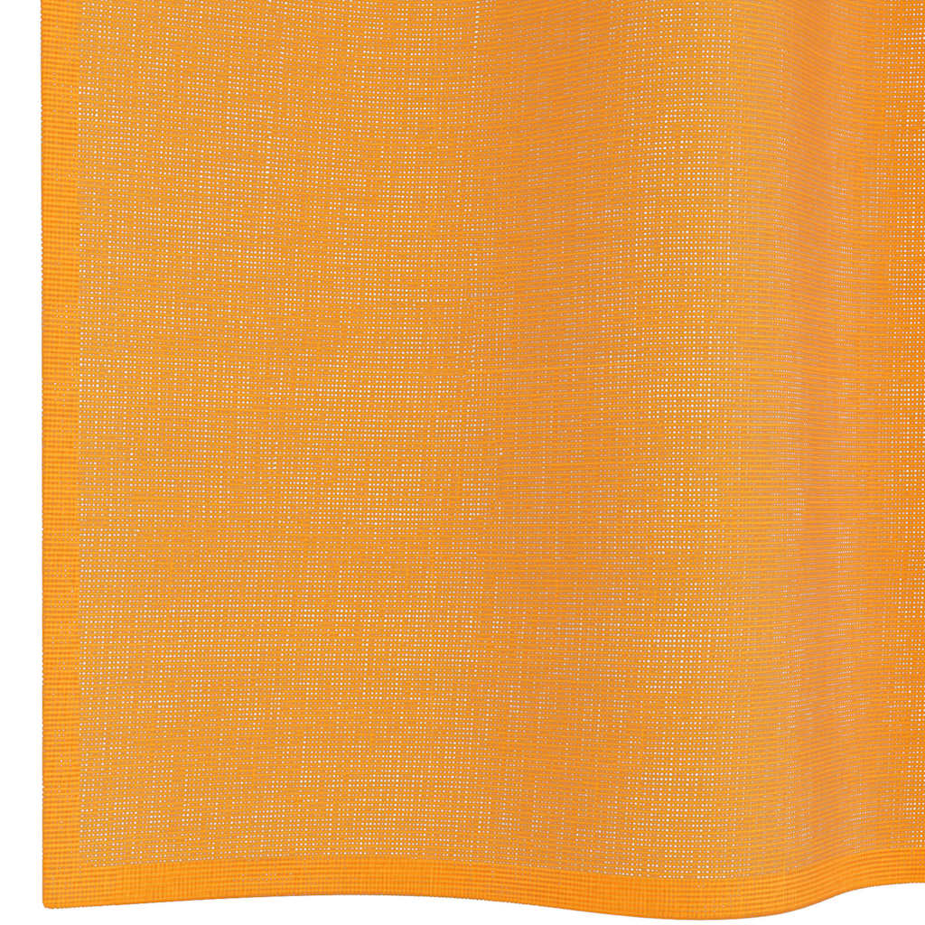 Voile Vorhänge mit Schlaufen 2 Stk. Orange 140x245 cm