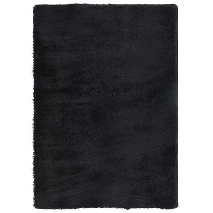 Teppich Shaggy Hochflor NAVARRA Schwarz 240x340 cm Polyester