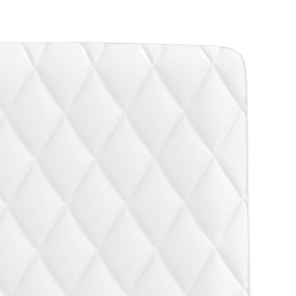 Esszimmerstühle 2 Stk. Weiß Kunstleder