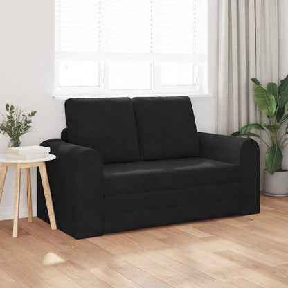 Schlafsofa 60cm Schwarz Samt