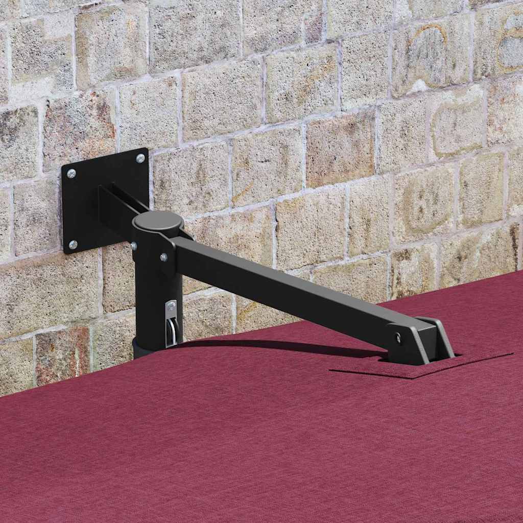 Garten-Sonnenschirm Bordeauxrot 248,5 x 247,5 x 160 cm
