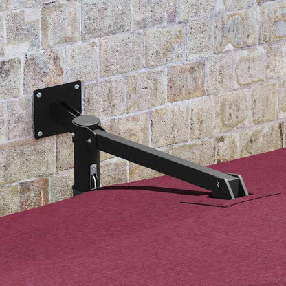 Garten-Sonnenschirm Bordeauxrot 248,5 x 247,5 x 160 cm