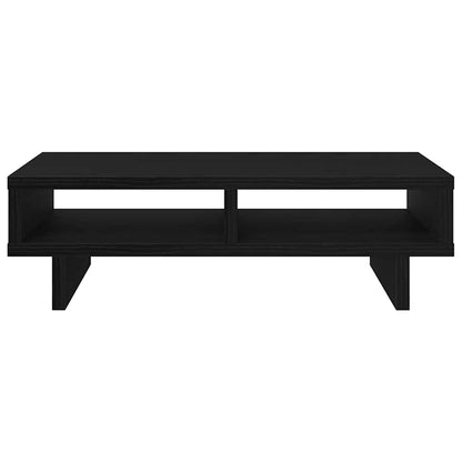 Monitorständer Schwarz Eichen-Optik 50x27x15 cm Holzwerkstoff