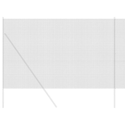 Geschweißter Drahtzaun Grau 1,5 x 25 m