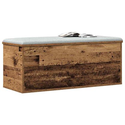 Aufbewahrungsbox Altholz 90 x 35 x 35 cm Holzwerkstoff