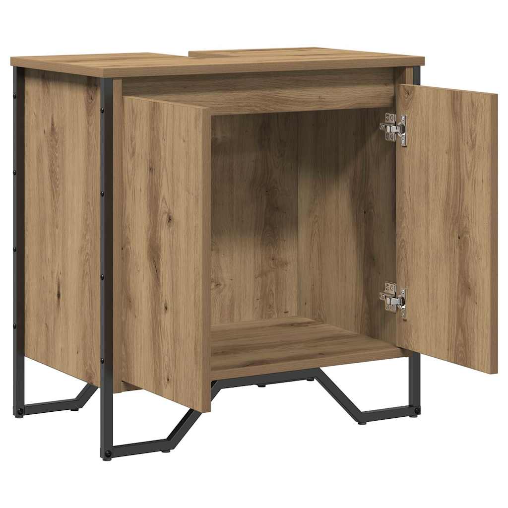 Waschbeckenschrank Artisan-Eiche 60 x 35 x 60 cm Holzwerkstoff