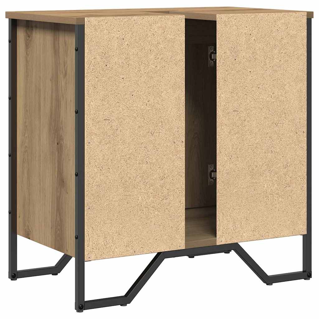 Waschbeckenschrank Artisan-Eiche 60 x 35 x 60 cm Holzwerkstoff