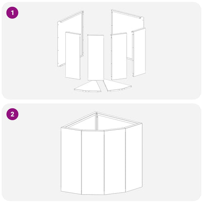 Eckpflanzer Silber 30 x 30 x 35 cm Verzinkter Stahl