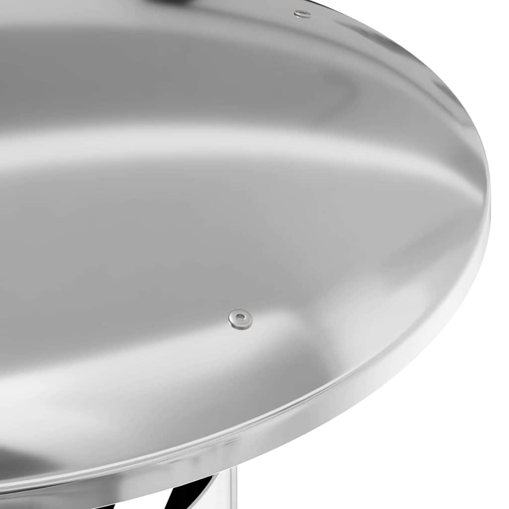 Regenabdeckung Schornstein Silber 35 x 35 x 20 cm Edelstahl