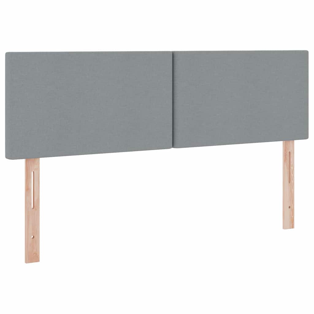 Aufbewahrungsbett mit Matratze Hellgrau 140 x 200 cm