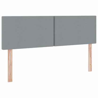 Aufbewahrungsbett mit Matratze Hellgrau 140 x 200 cm