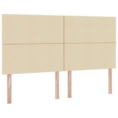 Aufbewahrungsbett mit Matratze Creme 180 x 200 cm Kunstleder