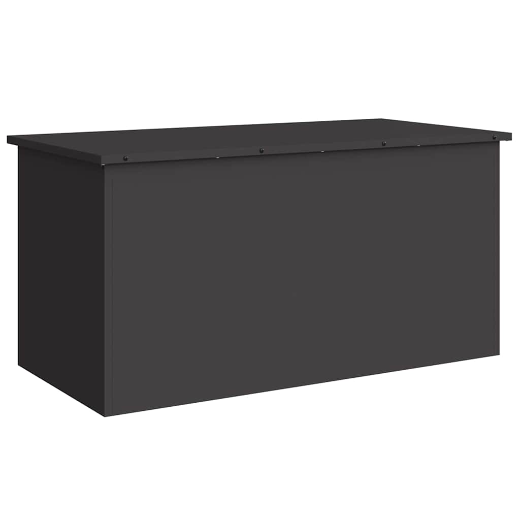 Außenlagerbox Schwarz 100 x 50,5 x 50 cm Stahl